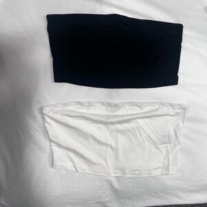 SHEIN Black and White Crop Tops